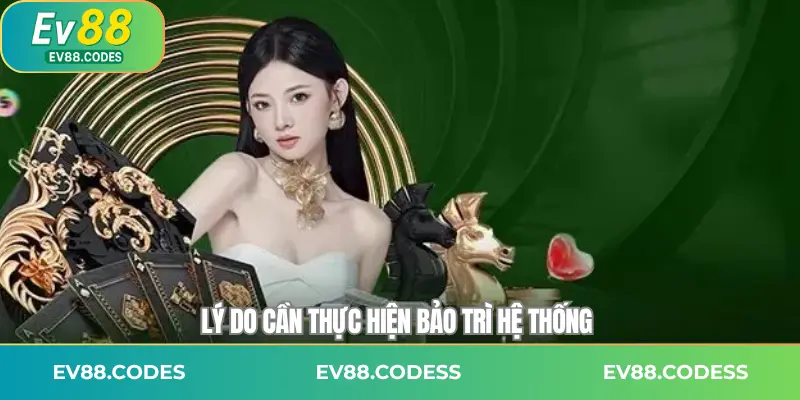 Lý do cần thực hiện bảo trì hệ thống