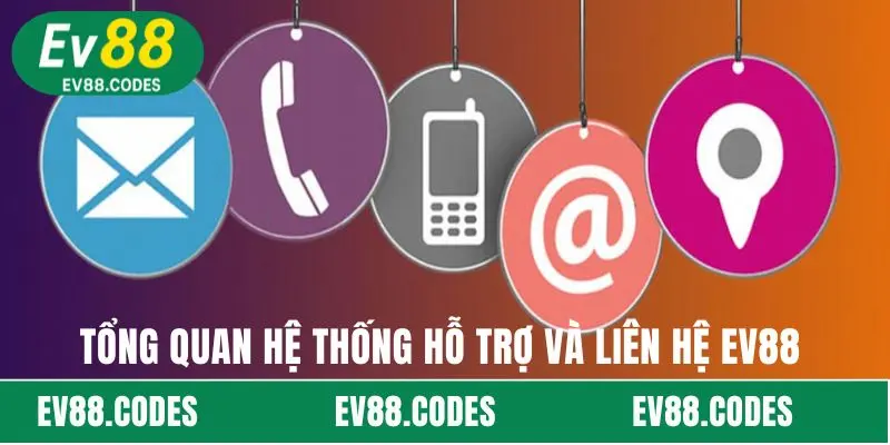 Tổng quan hệ thống hỗ trợ và liên hệ EV88